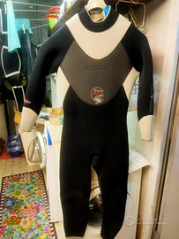 muta tribord 5 mm subacquea con sottomuta da 2,5