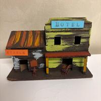 Mini West  Hotel MW 9 Pieffe  1:72 vintage legno