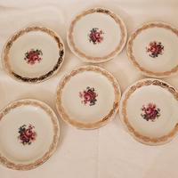 6 piattini ceramica Bavaria