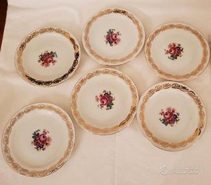 6 piattini ceramica Bavaria