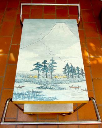 CARRELLO PORTAVIVANDE anni '60 veduta giapponese