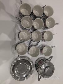 set 12 tazzine caffe vintage