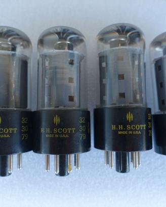 VALVOLE 7591 A MARCA  SCOTT USA - 6V6G FIVRE ORIG.