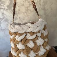 Borsa Chunky modello Caramel Teddy