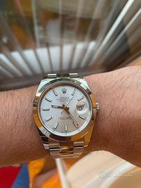 Rolex datejust 41 argentato 2025 (mai usato)