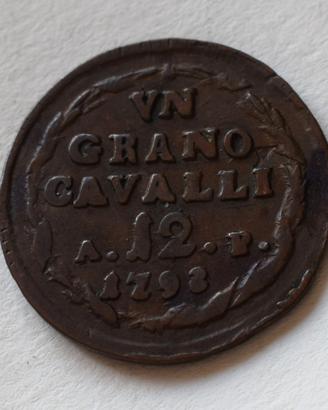 UN GRANO 1793 REGNO DI NAPOLI – FERDINAND IV