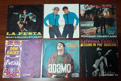 Dischi in vinile 45/33 giri anni ’60 Originali