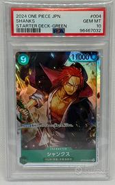 Shanks Starter Deck Green PSA 10 One Piece