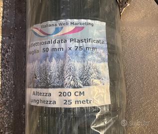 Rete elettrosaldata plastificata