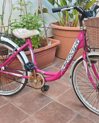 bicicletta vintage da passeggio stile Graziella