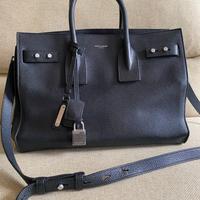 YSL - Sac de jour morbida in pelle martellata