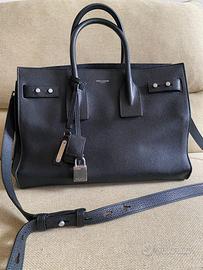 YSL - Sac de jour morbida in pelle martellata