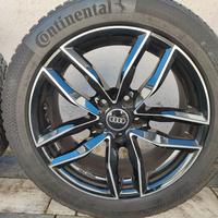 Cerchi Audi originali con gomme invernali