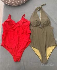 Set 2 costumi interi un pezzo