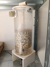 reattore zeolite acquario marino