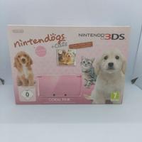 NINTENDO 3DS - CORAL PINK + NINTENDOGS + CATS - SP