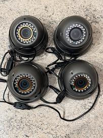 Set 4 Telecamere 1/3" Color IR CCD ID090A