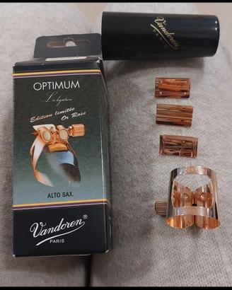 Legatura Vandoren Optimum oro rosa sax alto
