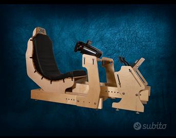 Postazione di guida Racing FORMULA 1+Fanatec