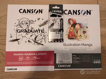 SET PER DISEGNO MANGA NUOVO