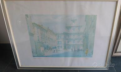 Quadro Acquarello Pittore Gianni Cavani