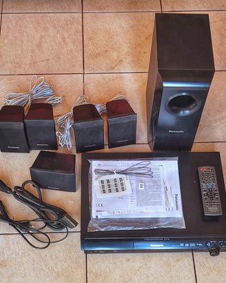 Home Theater Panasonic SC-PT160 5.1 con DVD – Scat