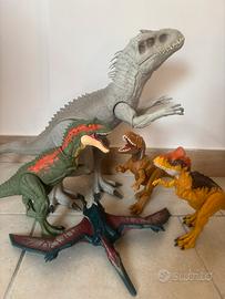 Dinosauri Lotto 5 pezzi Indominus Rex e altri