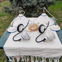 Lampadari e applique shabby chic.