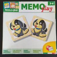 MEMO PLAY Amici Cuccioli - Gioco da 3 a 6 anni