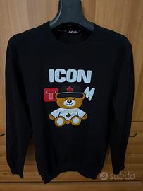 Felpa icon ice nera xxl