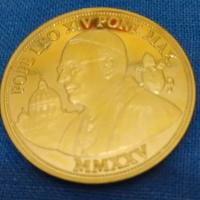 Moneta commem. di Papa Leone XIV nel 2025