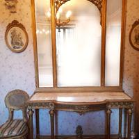 Consolle dorata Luigi XVI