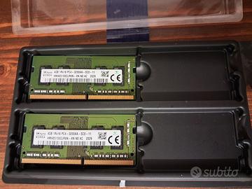 Coppia RAM 8 GB (2x4GB) DDR4 1Rx16