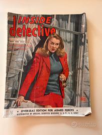 Rara Rivista Inside Detective Aprile 1945