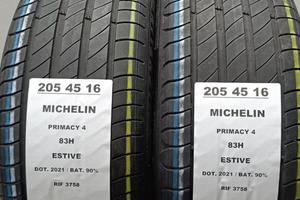 2 GOMME 205 45 16 MICHELIN RIF3758