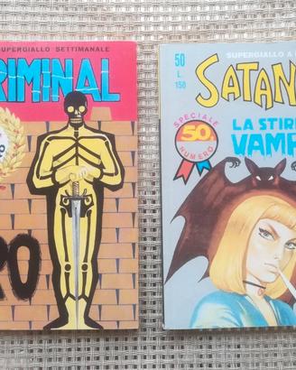 KRIMINAL n. 50 e SATANIK n. 50 Spin-Off MAX BUNKER