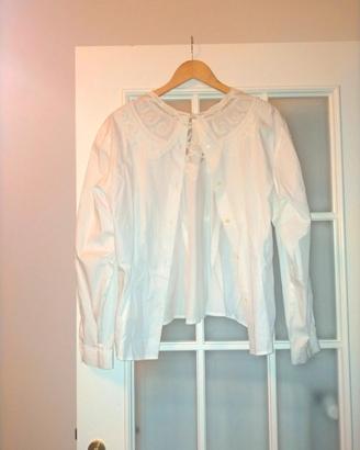 camicia con pizzo