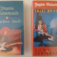 2 VHS Malmsteen Tokyo-Leningrad anche separati