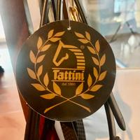 Testiera Tattini cuoio con brillantini