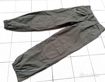 Pantaloni mimetica verde NATO E.I anni '70 tg.56
