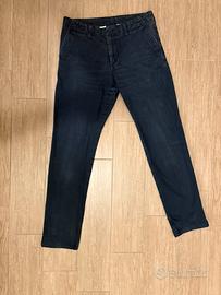 Pantaloni jeans carhartt-Colore blu scuro-W32 L34