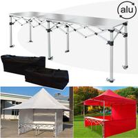 Tavolo bancone pieghevole alluminio gazebo chiosco