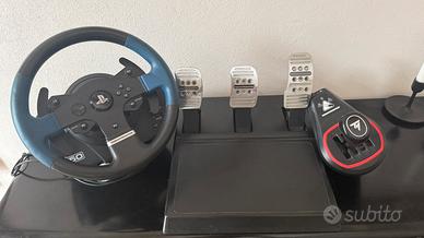 thrustmaster t150 pedaliera tripla + cambio