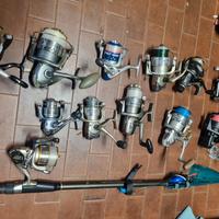 mulinelli Shimano Alcedo Spinfocus Mitchell Daiwa