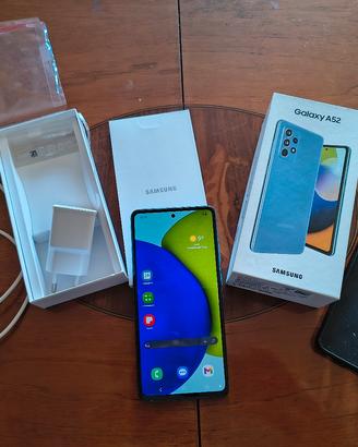 Samsung A52 + custodia in gomma 