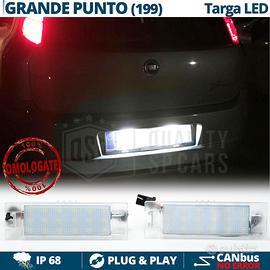 Luci TARGA LED per Fiat GRANDE PUNTO 199 CANBUS