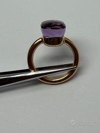 Anello nudo pomellato ametista