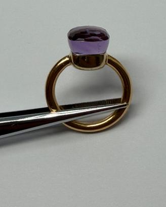 Anello nudo pomellato ametista