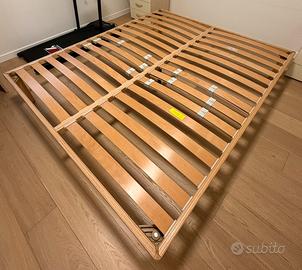 Rete in legno + materasso