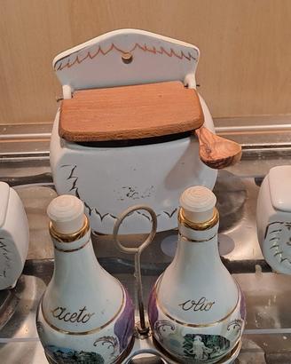 servizi da usare in cucina e in tavola epoca